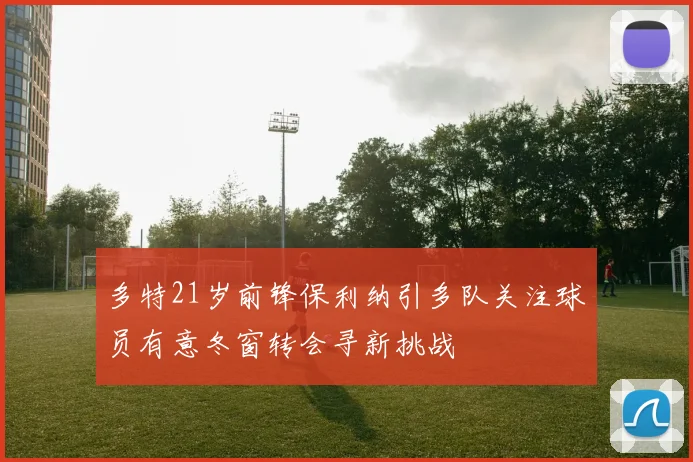 多特21岁前锋保利纳引多队关注球员有意冬窗转会寻新挑战
